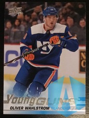 2019-20 Upper Deck Young Guns Oliver Wahlstrom #457 Rookie RC